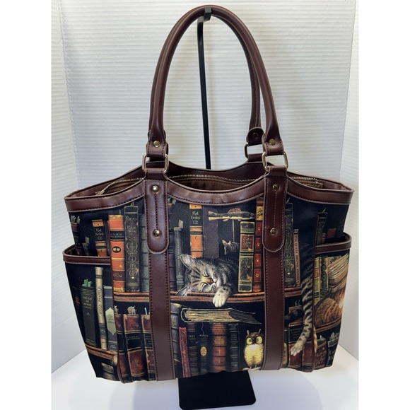 The Bradford Exchange Charles Wysocki‎ "Classic Tails" Tote Bag With Cat Artwork - Picture 1 of 15